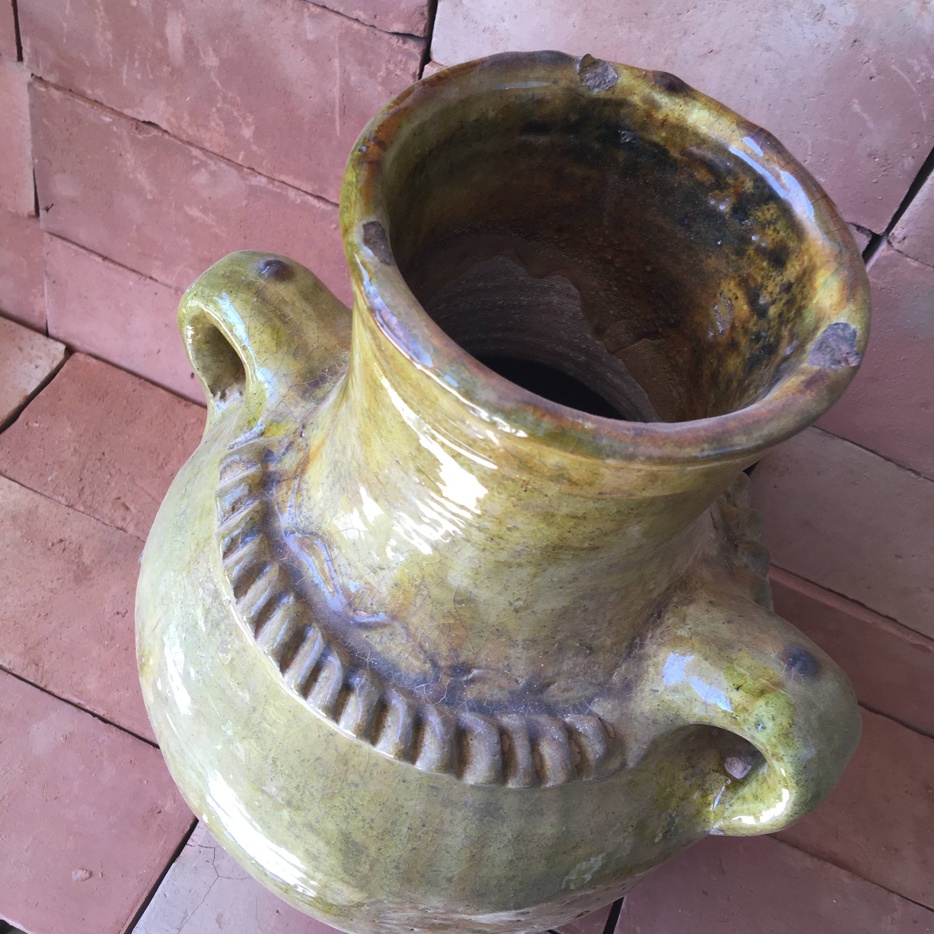 TAMEGROUTE POTTERY IN GLAZED TERRACOTTA