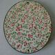 Old frame medallion bouquet of dried natural flowers domed glass 27.9 cm