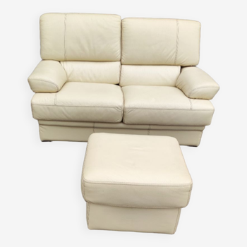 Sofa with ottoman