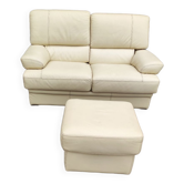Canapé avec pouf