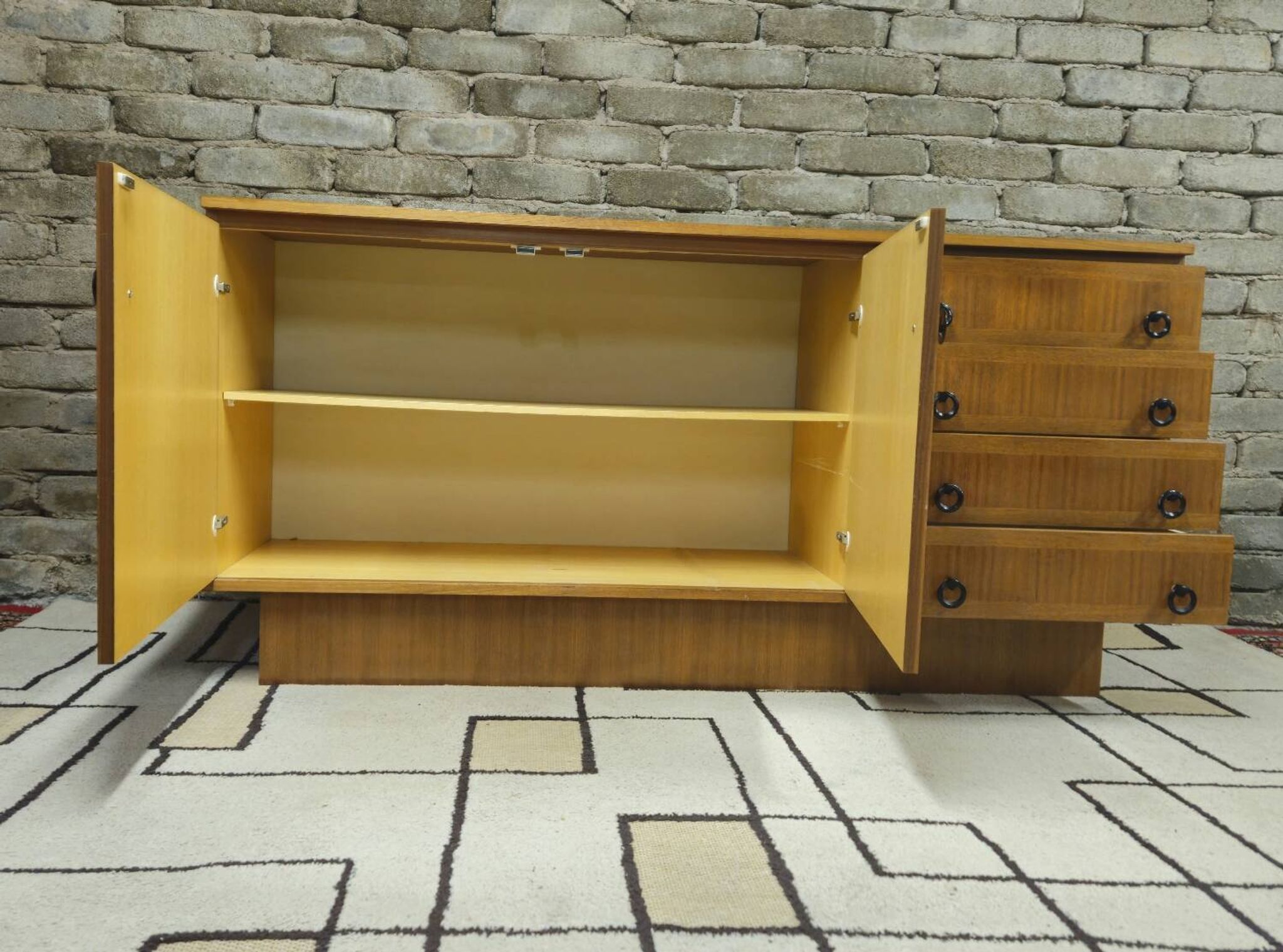1960s vintage Scandinavian enfilade