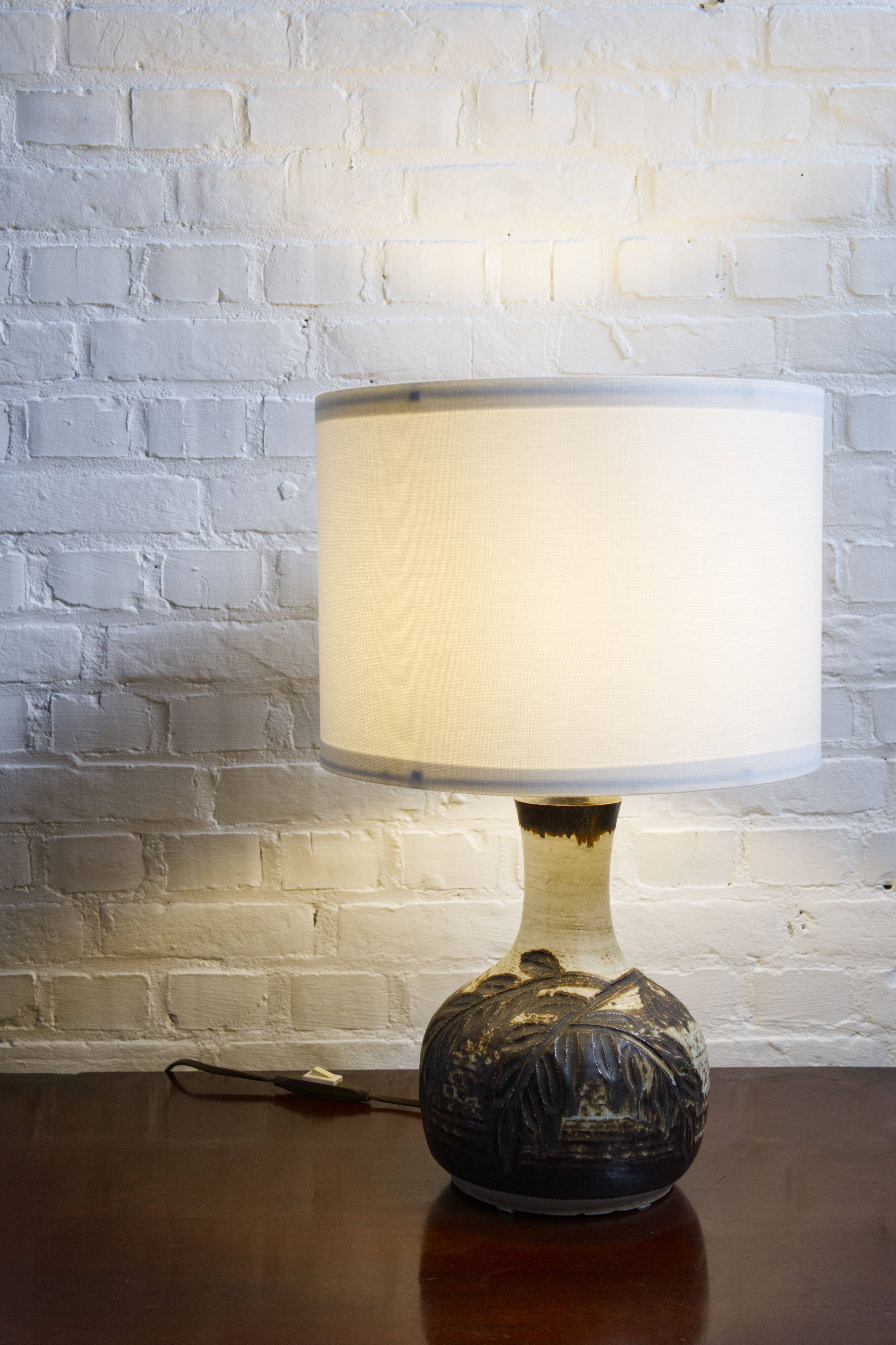 Vintage ceramic table lamp by Axella, Denmark