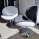 Paire de fauteuils vintage Poltromec