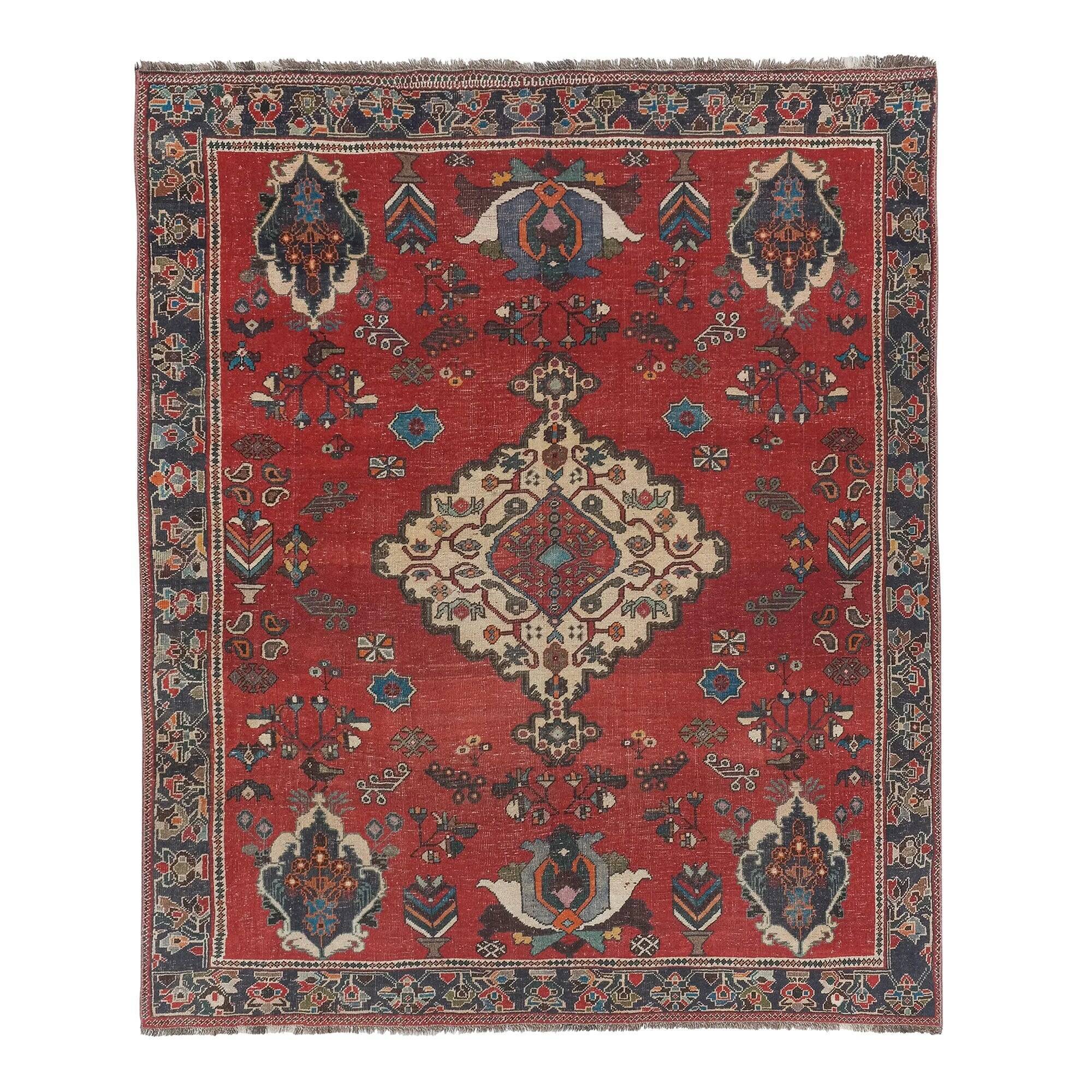 Vintage Turkish Oushak rug 170x215 cm