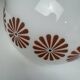 Ancienne suspensions en opaline vintage 1970