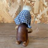 Scandinavian teak figurine