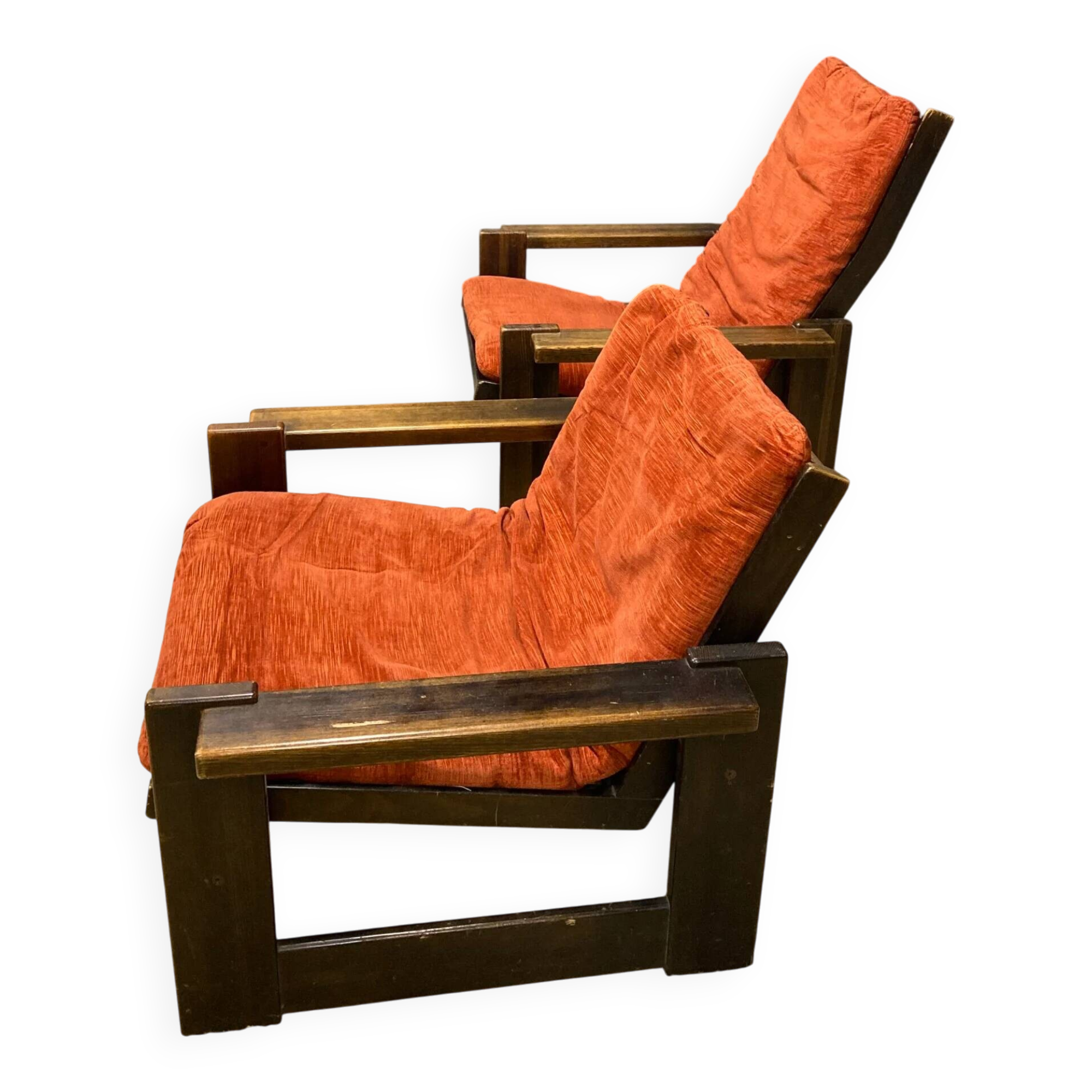 Vintage Yngve Ekström armchairs, set