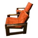 Vintage Yngve Ekström armchairs, set