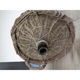 In glass and wicker demijohn