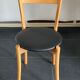 Set of 4 vintage pine dining chairs