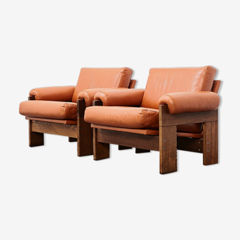 Martin Visser Pair of SZ73 Lounge Chairs for 't Spectrum 1968
