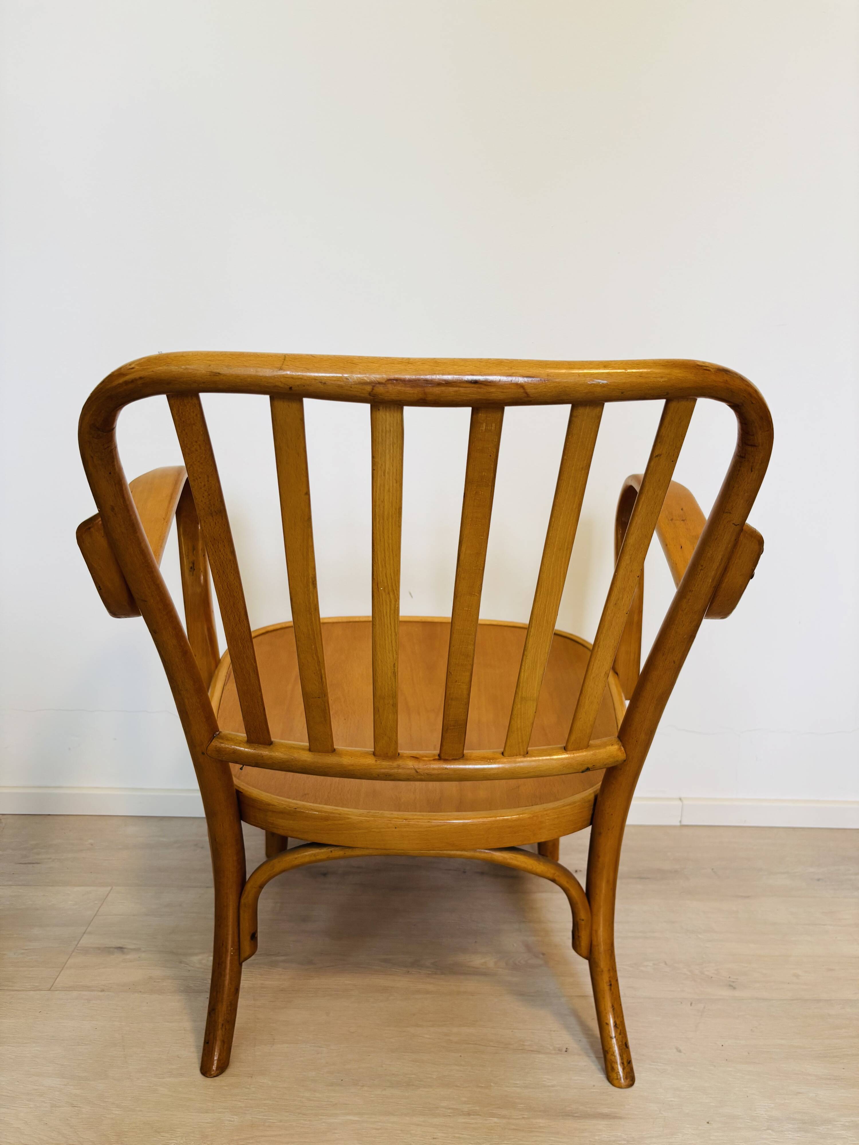 Josef Frank Art Nouveau Chair for Ton, 1940’s