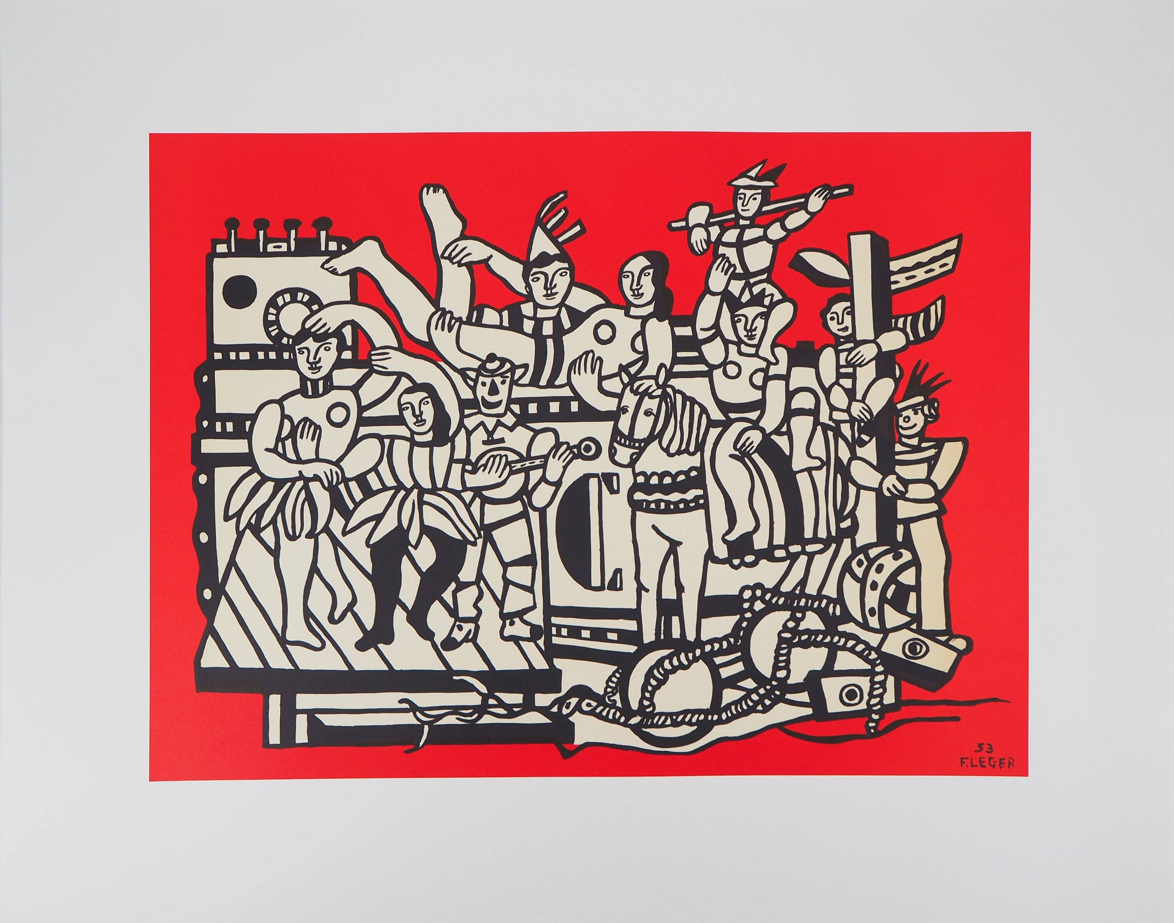 Fernand LÉGER: The great circus parade, signed lithograph