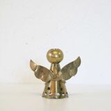 Brass angel candle holder