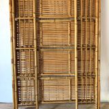 Foldable bamboo shelf from the 60s and 70s
