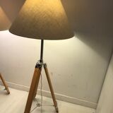 Paire de lampe de chevet trépied