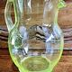 Old large pitcher carafe pot water jug in uraline