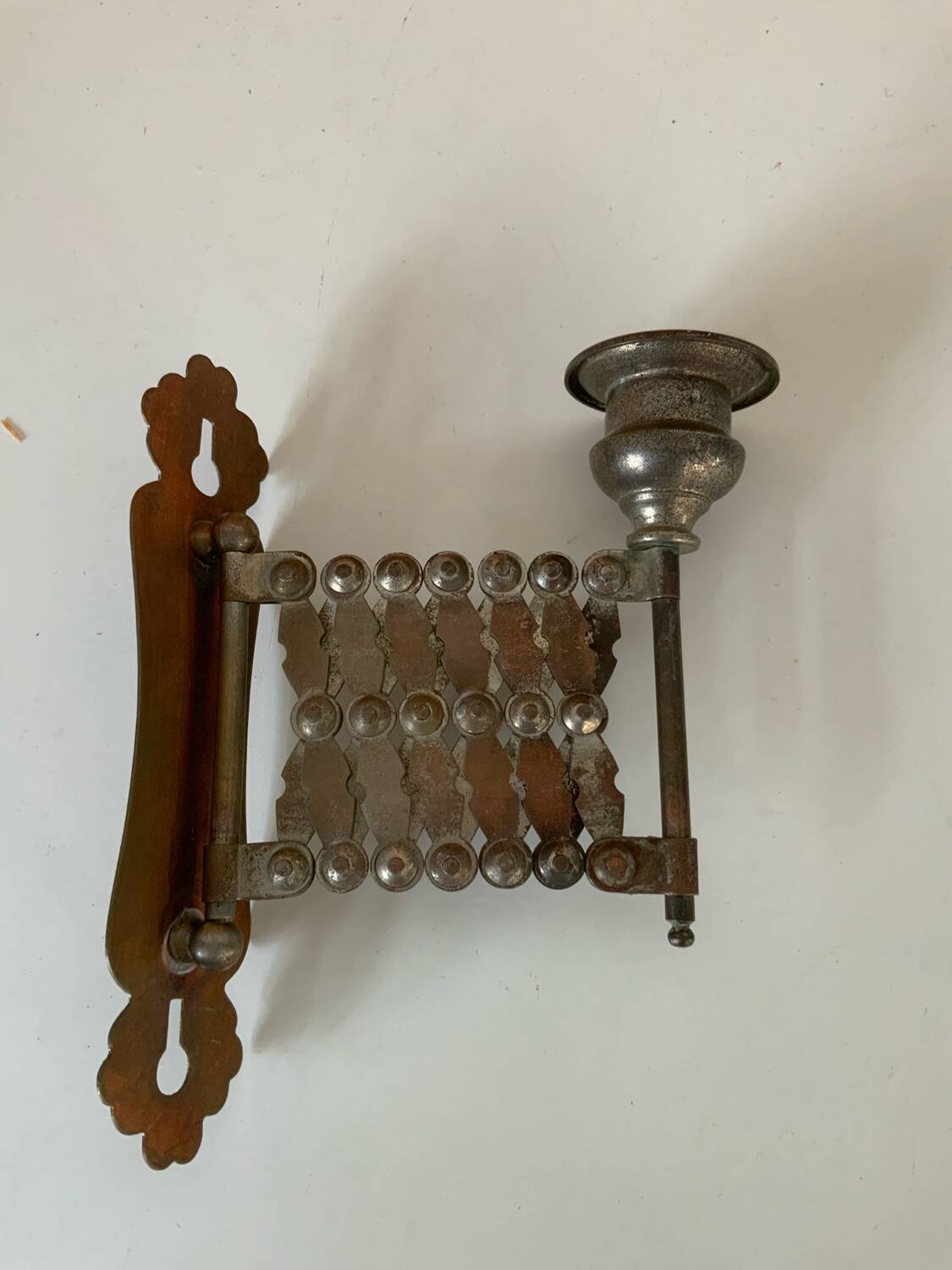 Old wall candle holder