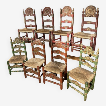 Spanish Chairs "Mallorcans" 19th century