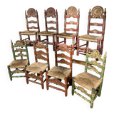 Spanish Chairs "Mallorcans" 19th century