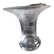 Leonard vase for Hutschenreuther in vintage glass