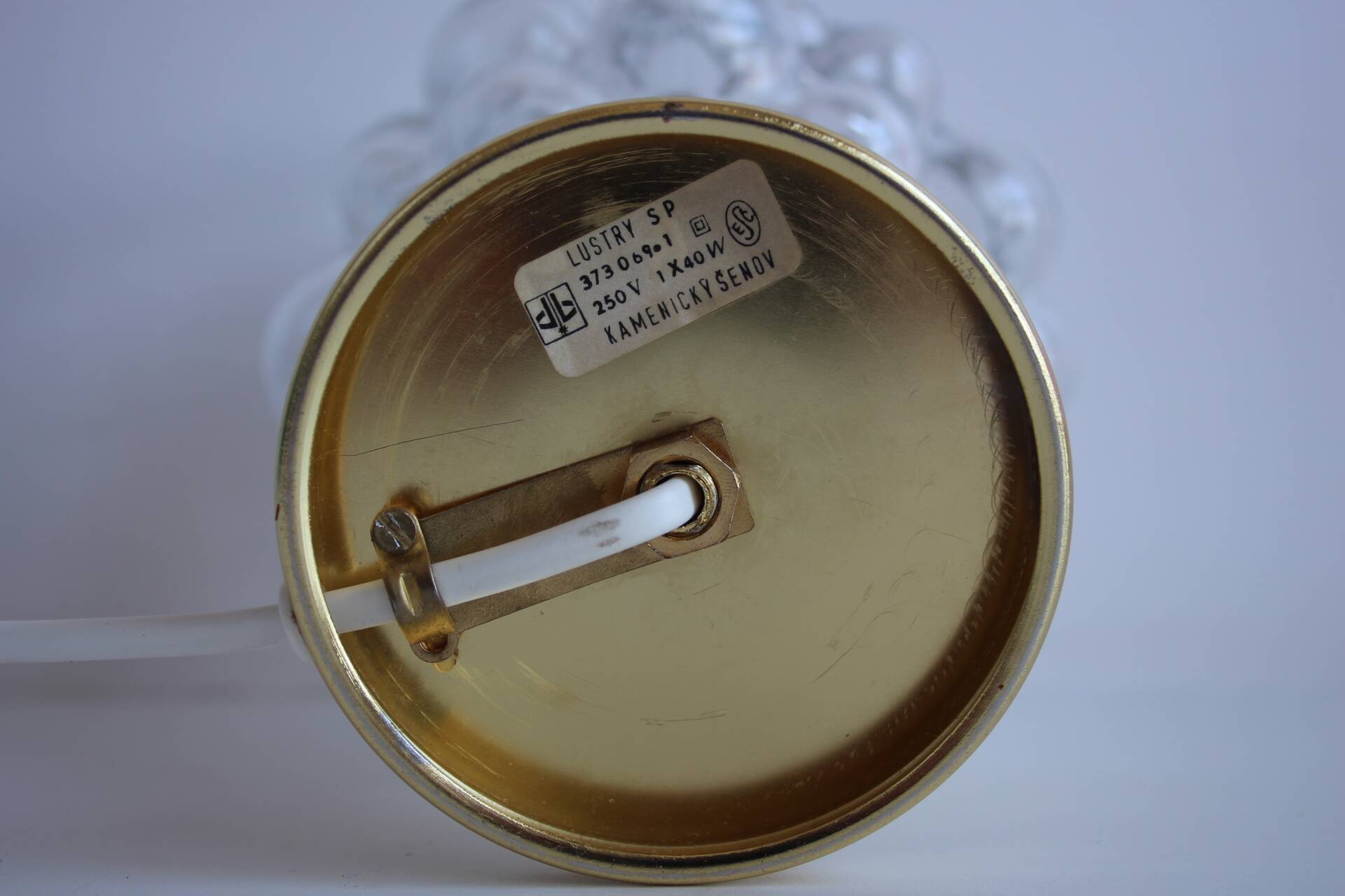 Vintage Table Lamp, Kamenicky Senov, 1960's.