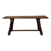 Banc ancien en chêne massif