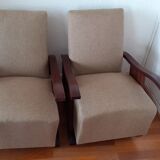 Pair of Art Deco armchairs, Morel Lab