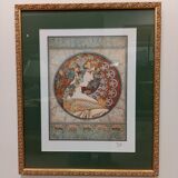 Mucha framed poster
