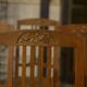 Lot de 6 chaises cannées en chêne Art déco 1930's