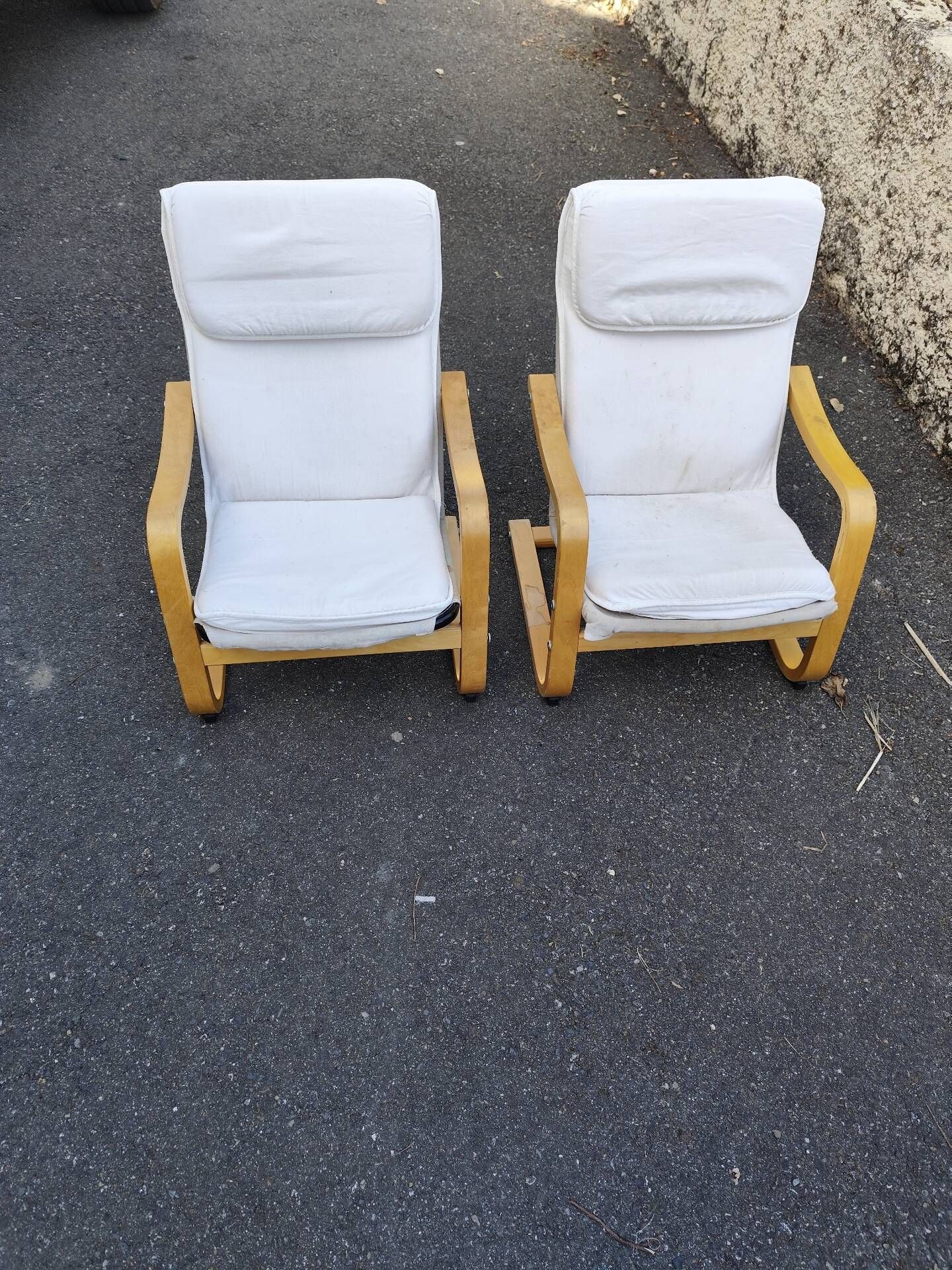 Paire de chaises fauteuils enfant