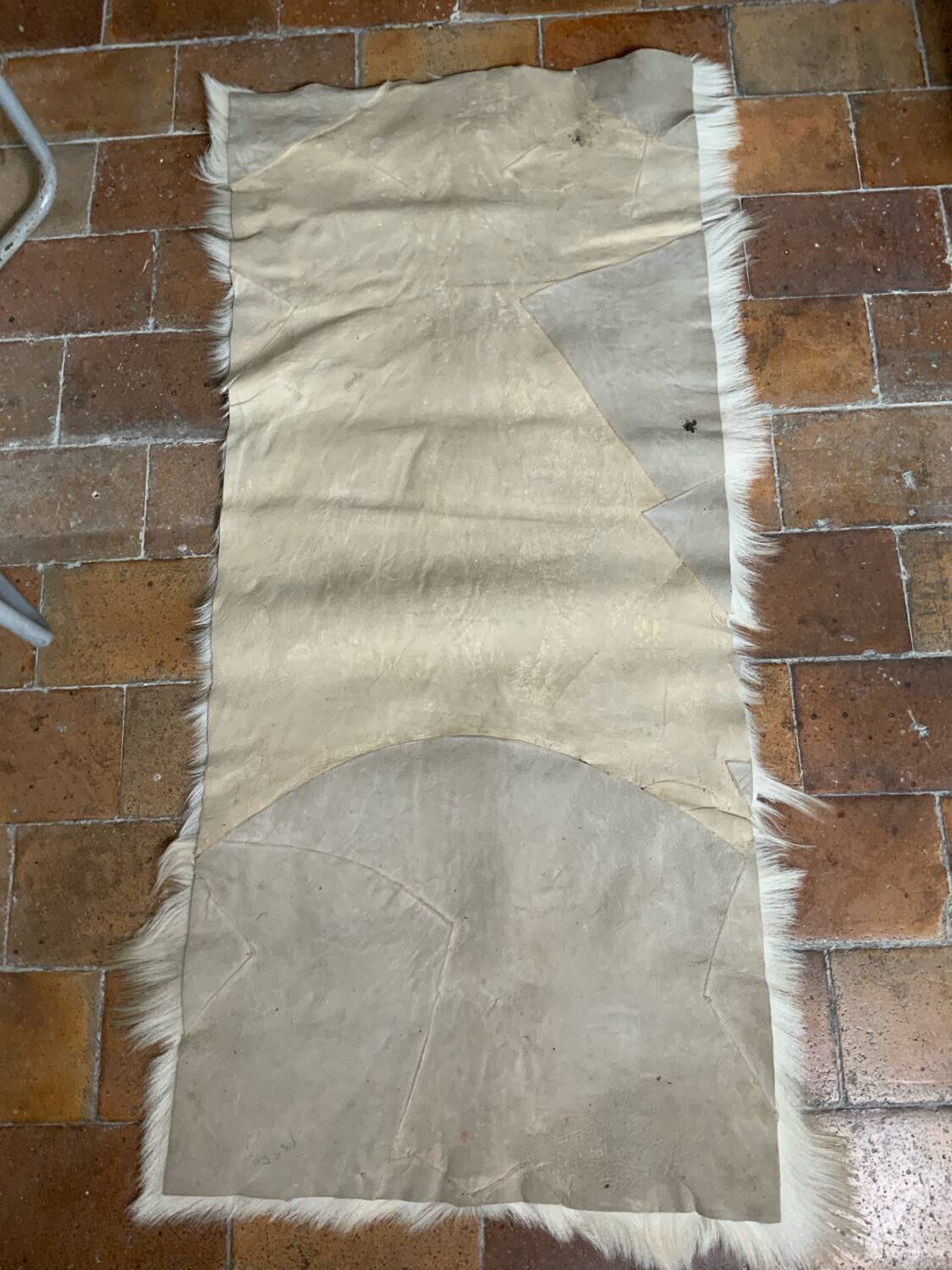Vintage goatskin