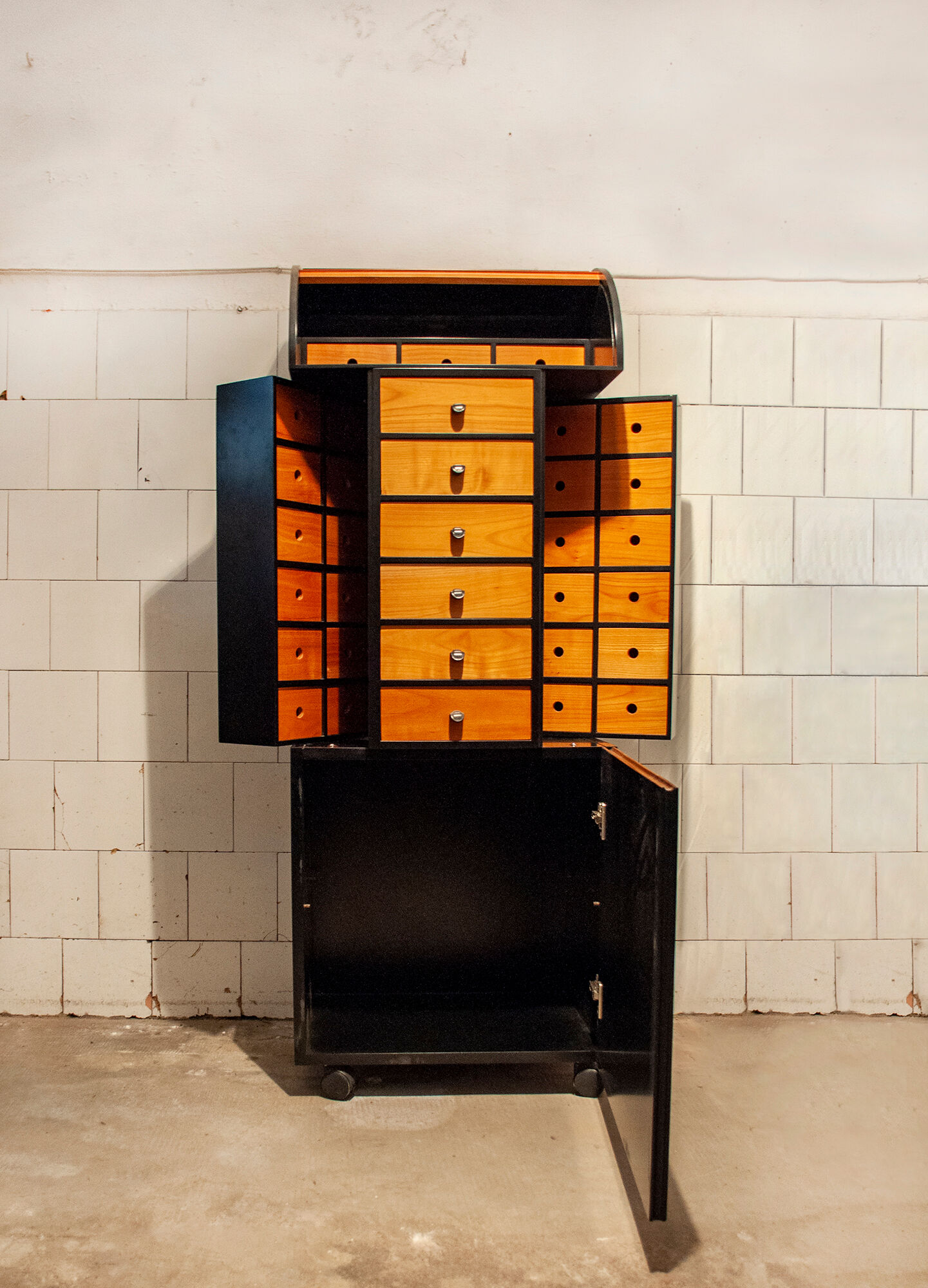 Storage cabinet by Augusto Mandelli and Walter Selva for Salmistraro Italia 1990s