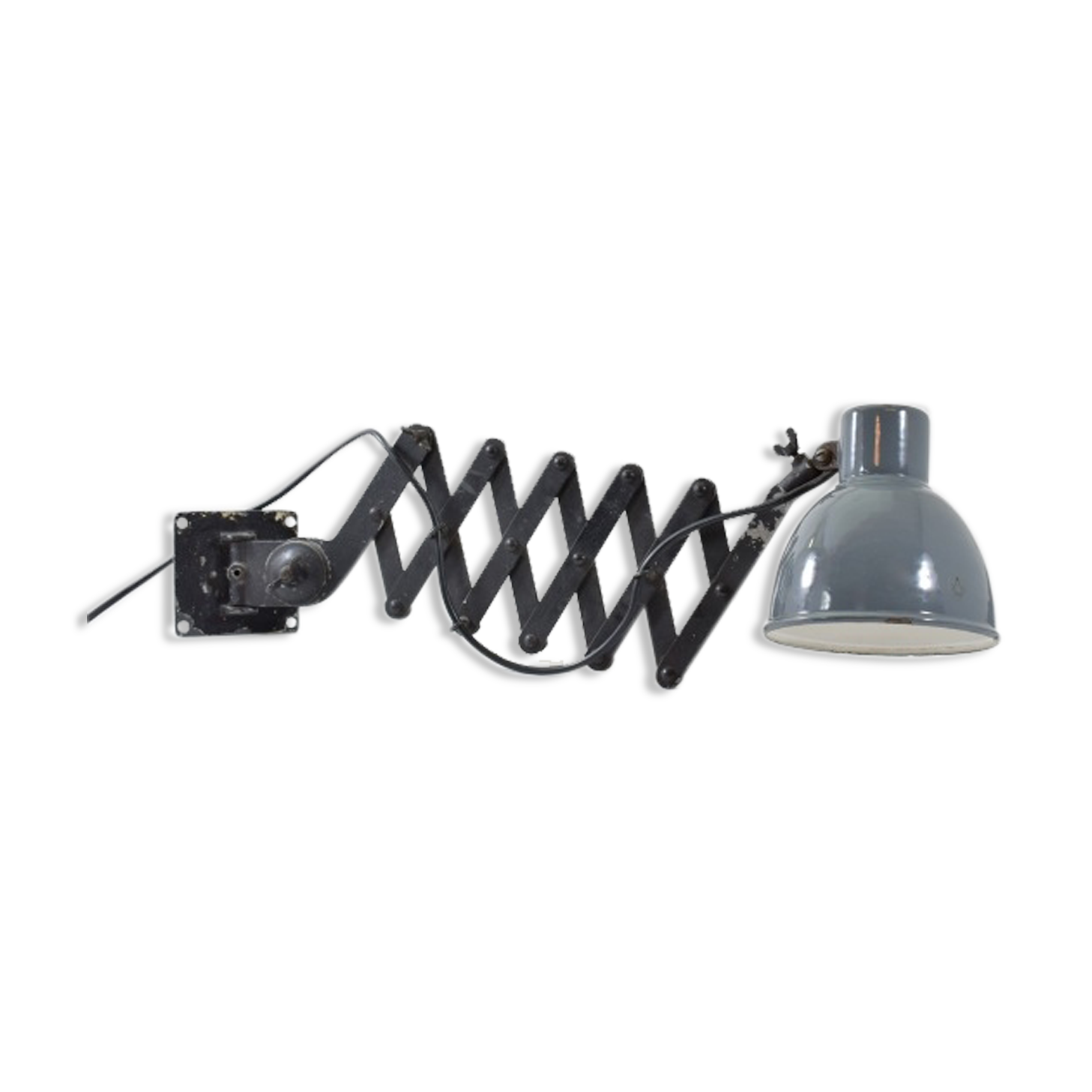 Industrial wall lamp scissors, Rech, 1930