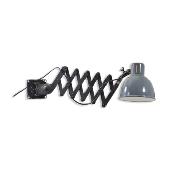 Industrial wall lamp scissors, Rech, 1930