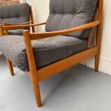 Pair of Scandinavian armchairs