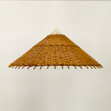 Wicker pendant lamp