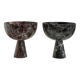XL Rosso Levanto marble pedestal bowl