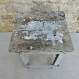 Wooden workshop stool, original color