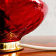 Vintage Czechoslovak Red Glass Table Lamp by Jablonecké Sklárny, 1970s