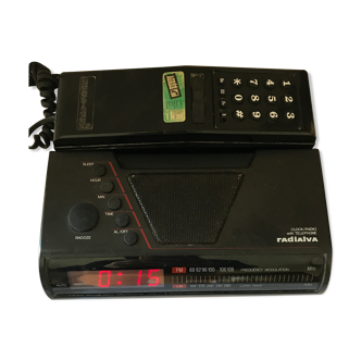Radio alarm clock vintage phone