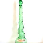 Three glass decanters from Empoli, Italy 1960