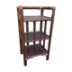 Meuble étagère en rotin vintage