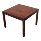Table d’appoint carrée en palissandre – Henning Kjaernulf pour Vejle Stole