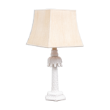 Palm tree table lamp ceramic, france, 1950s