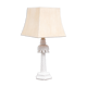 Palm tree table lamp ceramic, france, 1950s