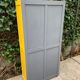 Armoire parisienne jaune poudrée 1950.