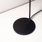 Vintage patinated aluminium and chrome desk lamp