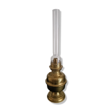 Lampe à pétrole ancienne en cuivre