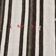 Tapis Kilim vintage rayé contemporain, 206 x 304 cm